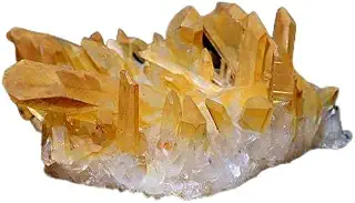 High Quality 希少 アーカンソー州産 ゴールデンヒーラー クラスター 水晶 Arkansas Golden Healer〔 天然石 パワーストーン アクセサリー 〕