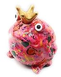 Material: cerámica Pomme Pidou – Hucha de cerámica de rana Freddy rosa – Motivos de animales