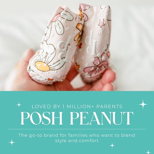 Image of Posh Peanut Convertible Baby Sleepers - Footless Baby Pajamas with 2 Way Zipper for Easy Diaper Changes