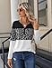 Zeagoo Womens Fall Tops Business Dressy Blouses Casual Long Sleeve Tshirts Leopard Printed Tee Shirts