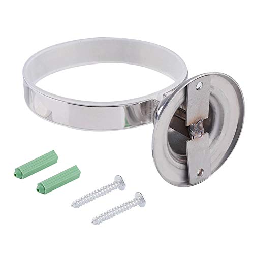 Image of Milltrip Toilet Brush and Holder Set, Stainless Steel Wall Mounted Bathroom Toilet Brush with Holder