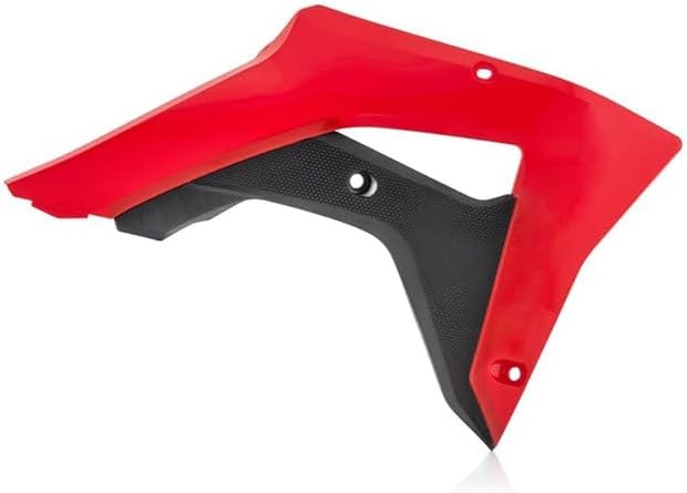 Acerbis Radiator Shroud Set (RED/BLACK) For 17-22 HONDA CRF450RX