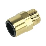 Herramientas de Garaje Sealey cas22bsa 22 mm x 3/4 de pulgada BSPT latón recto adaptador