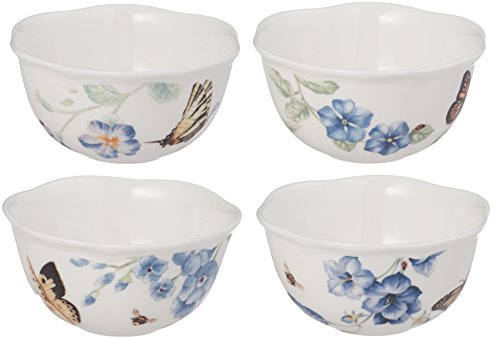 Lenox 833415 Butterfly Meadow Blue 4-Piece Dessert Bowl Set #TOP2