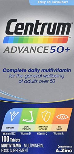 Centrum Advance Adults 50+ Multivitamins - 100 Tablets