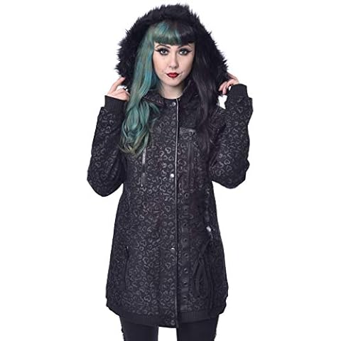 Poizen Industries Leo Heart Jacket Ladies Black Size X-Large Cover
