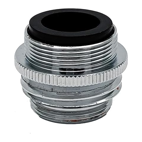 Kabter Brass Multi-Thread Faucet Aerator Adapter, Faucet to 3/4-inche Male Garden Hose Thread Adapter Cover
