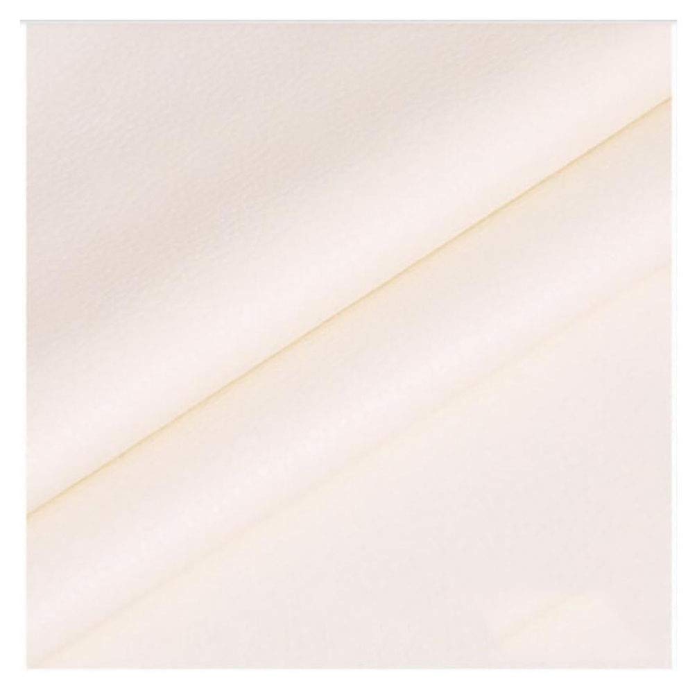 Tissu en cuir synthétique pour siège auto moto blanc simili cuir DIY de 1.38x6m