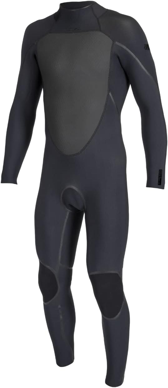 O'Neill 4/3mm Psycho Tech Back Zip Full Wetsuit-Black/Black-Medium