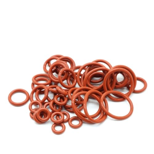 Joint torique VMQ de qualité supérieure silicone rouge OD 18mm haute performance
