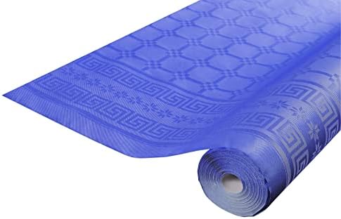 Pro Nappe R482534I Profesjonalny obrus ze wzorem papieru damaszkowego w rolce 25m długości x 1,20m szerokości jednorazowy, uniwersalny szykowny i klasyczny nakrycie stołu 1 sztuka kolor czarny