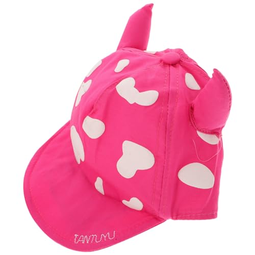 Ipetboom 1 Pieza Sombrero de Sol de y pequeños Puntiagudo niña Vaca Gorra de Sombrero para el Sol Sombrero de Chicas al Aire Chico Chica Color Aleatorio