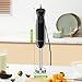 Bonsenkitchen Hand Blender, Immersion Blender with 2 Mixing Speed, Electric Handheld Mixer Portable Stick Mixer with Stainless Steel Blades for Soup, Smoothie, Puree, Baby Food