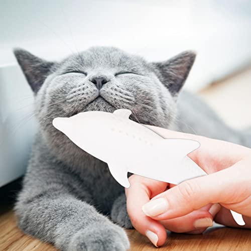 Brinquedos Catnip - Brinquedo para limpeza de dentes de gatinho Forma de peixe - Brinquedo de dentiç