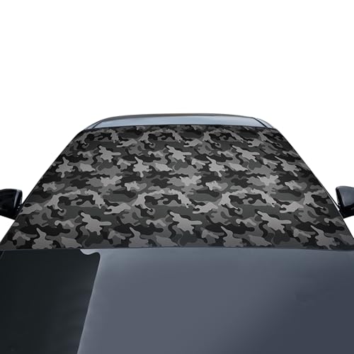 Housse de pare-brise hiver contre le gel protection de fenêtre bâche pluie camouflage SUV