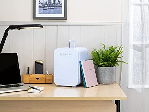 Subcold Ultra 6 Mini Fridge Cooler & Warmer | 3rd Gen | 6L capacity | Compact, Portable and Quiet | AC+USB Power Compatibility (White)