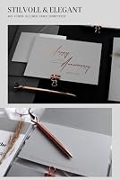 Joli Coon Happy Anniversary with love Karte mit Kuvert und Wachssiegel – Ansicht 2