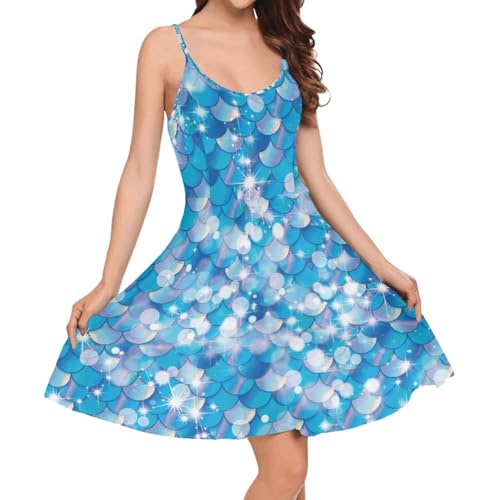 Image of Coloranimal Women's Summer Sleeveless Casual Swing Dresses with Loose Fit Beach Sundress