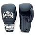 Top King Gloves Color Black White Red Blue Gold Size 8, 10, 12, 14, 16 oz Design Air, Empower, Superstar, and more for Training and Sparring Muay Thai, Boxing, Kickboxing, MMA (Air - Black/Black/Black 14 oz)