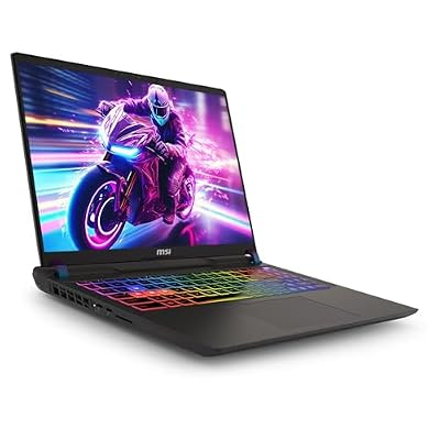 MSI Vector 16 HX AI 400 Gaming Laptop, Intel Ultra 9-275HX, 64 GB DDR5 RAM, 1 TB PCIe SSD, 16 WQXGA (2560x1600) 240Hz Display, Nvidia G-Force RTX 5080, RGB Backlit Keyboard, W11 Pro, Cosmo Gray