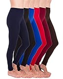 Homma Premium Ultra Soft High Rise Waist Full Length Regular and Plus Size Variety Pack Leggings...