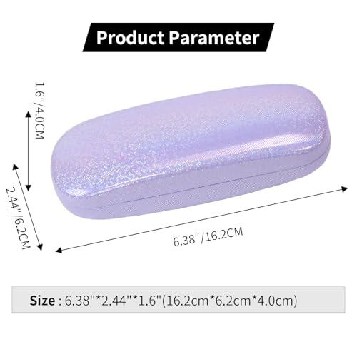 Image of PERFECTSIGHT Hard Shell Eyeglasses Case, Kawaii Protective Glasses Case for Kids, Cute Eyeglass Case for Women Men Girls
