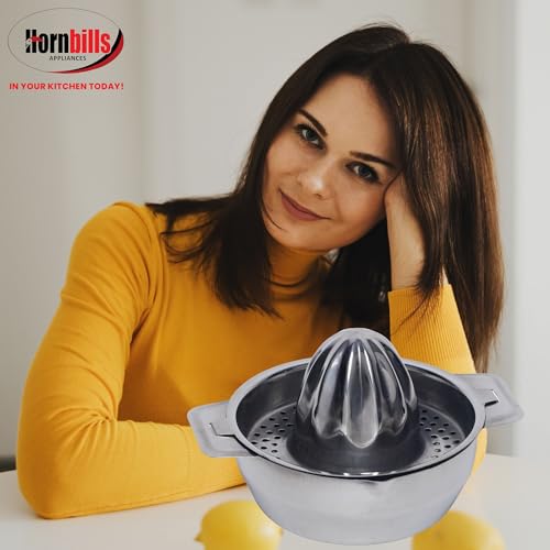 Image of HORNBILLS Stainless Steel Lemon /Mousambi Hand Squeezer for Citrus Orange Juicer Lemon Lime Fruit Kitchen Tool