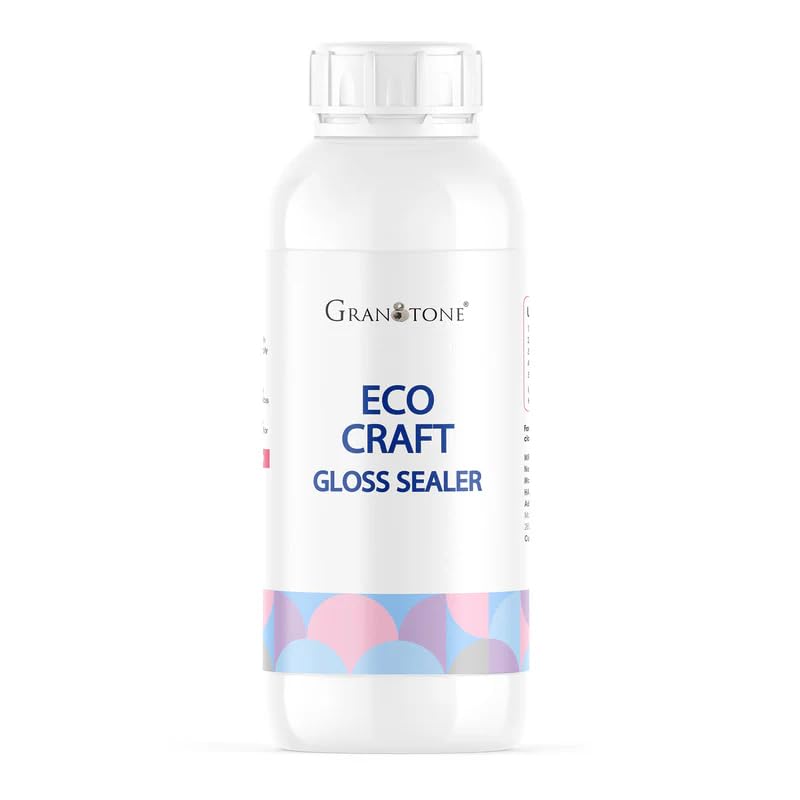 GRANOTONE Eco Craft Gloss Sealer Clear Colour 500 ml Art Friendly Non Toxic Protective Sealer for DIY Projects Made in India-image-21