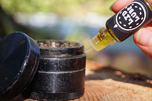 Premium Grinder Lubricant – 100% Natural Hemp Seed Oil – Eliminates Grinder Squeak & Sticking – Safe for Metal, Wood, Plastic & Ceramic – .35fl oz Bottle for Smooth Grinding - Image 3