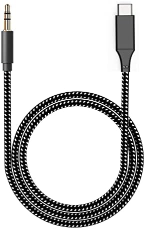 Aux to USB C, USB C to Aux Cable for Samsung S20 for Car Usb C to 3.5mm Jack Audio adapter Compatible with Samsung S21 Ultra S20 Ultra Note 20 10 Plus for Car Stereo (Black)