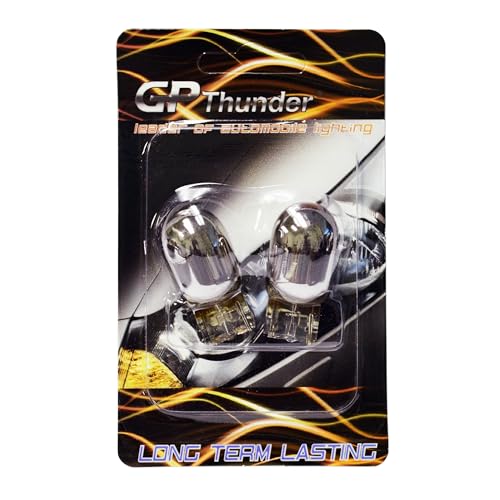 GP Thunder 7440 Chrome Silver Light Bulbs Turn Signal Brake
