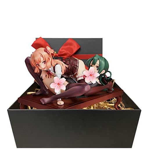 SAOPAN Anime Cute Figure Original Character Ichimanda Munetoku and Senzaki Tokuno Action Figure Home Decor Collectible Figurines Model Toy Gifts Box Packing（No Retail Box） (Both)