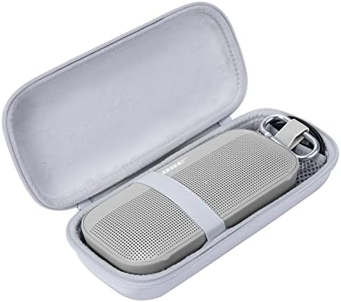 Aenllosi Hard Carrying Case for Bose SoundLink Flex Bluetooth Portable Wireless Speaker, Case Only (White)