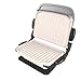 George Foreman 5-Serving Multi-Plate Evolve Grill System with Ceramic Plates and Waffle Plates, Platinum, GRP4842P