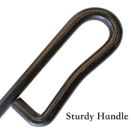 Stecoeico Fire Poker. 40 Inch, Strong & Sturdy And Durable One Piece Fire Pit Poker. Sturdy Extra Long Fireplace Poker With Strength. Perfect Fire Poker For Camping, Backyard Fire Pit And Fireplace. #TOP2