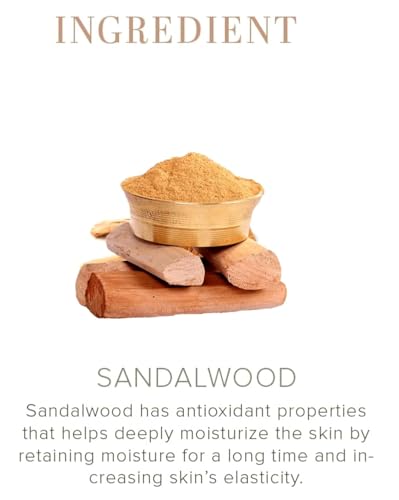 Image of Sandalwood Soap | Natural Handmade Soap | Herbal Bathing Soap for Hydrated Skin | Natural Soap with Essential Oils | Suitable for All Skin Types | Pack of 4
