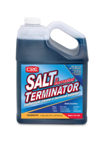Image of CRC (SX128-6PK) Salt Terminator Engine Flush, Cleaner and Corrosion Inhibitor - 128 oz., (Pack of 6)