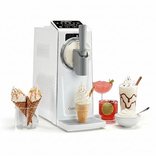 Cuisinart Frost Fusion Makes fast Frozen Drinks & Soft Serve Ice Cream with 6 modes. No ice needed ready in 30 mins selfrinsing built to last with a 3year warranty.