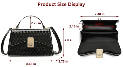 Image of Mini Crossbody Bag for Women, Cute Mini Purse, Ladies Small Top Handle Satchel, Trendy Daily Clutch Purse