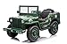 Produktbild FINOOS J.E.E.P Willy's Army Kinder, Elektroauto 24 V, 3-Sitzer, mit Fernbedienung 2,4 GHz, 4 x Motor 24V, 200W, Kinderauto - Elektroauto für Kinder (Matcha-Grün)
