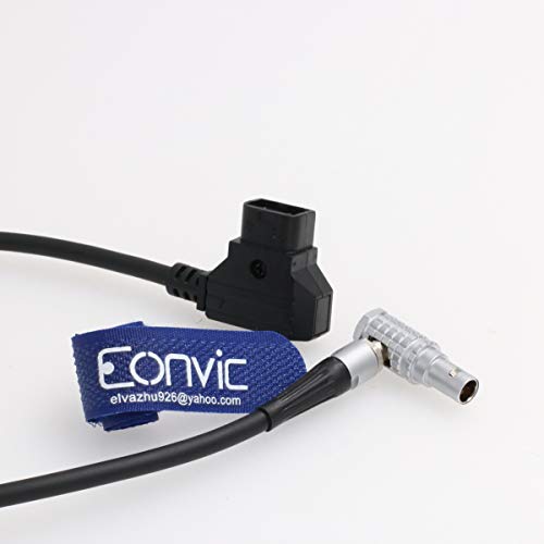 Cable D-Tap para 2 Pin Teradek en ángulo recto que evita desconexiones en el rig 4