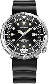 LIGE Mens Watches Fashion Analogue Quartz 5ATM Waterproof Stainless Steel Sports Outdoor Luminous Clock Silicone Strap Casual Wristwatch for Man Black