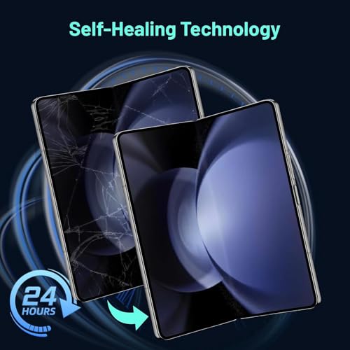 Image of Galaxy Z Fold 7 Screen Protector - Full Coverage Front, Back, Main Display & Hinges, Anti-Glare, Anti-Fingerprint, Easy Install, Ultra Thin, Case Friendly