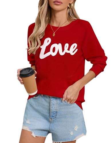 Image of Women's Lightweight Thin Knit Sweater USA American Flag Pullover Sweaters