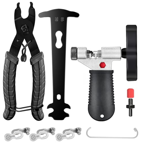 AiQInu Herramienta de Cadena para Bicicleta, Herramienta Cadena Bicicletas para Tronchacadenas, Cortador de Divisor de Cadena