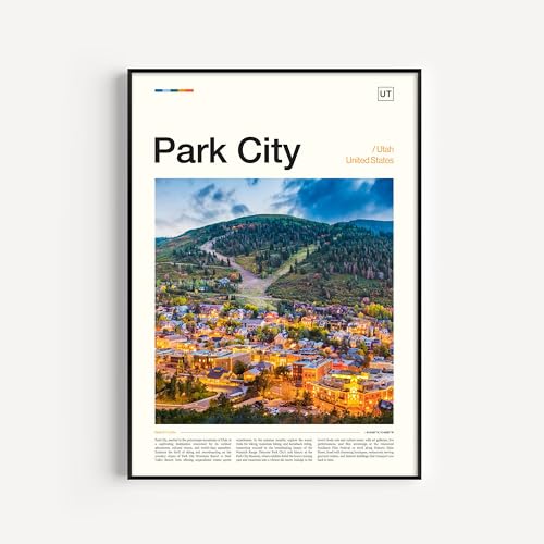 LHDP Art Park City Utah Wall Art Print #340