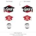Big Dot of Happiness Red 2025 Graduation Party Centerpiece Sticks - Table Toppers - Set of 15