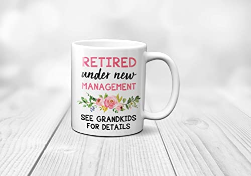 Taza de retiro Canary Road de cerámica 11 oz blanco miniatura 5