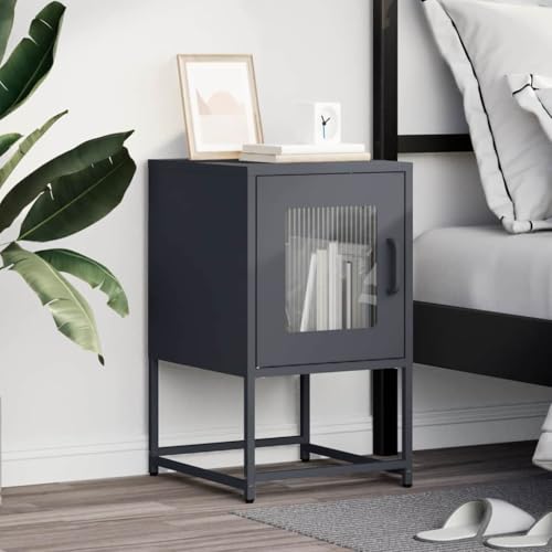 Rangement de chevet compact en acier pour optimiser les espaces restreints - 3