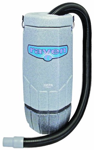 Sandia 20-3001 HEPA Raven Commercial Backpack Vacuum with 5 Piece Standard Tool Kit, 10 Quart Capacity